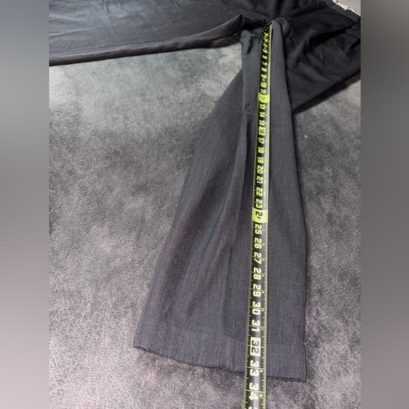 Nordstrom Size 36R/33L Grey 100% Wool Made in USA Business Wedding Dress Pants - Picture 6 of 12
